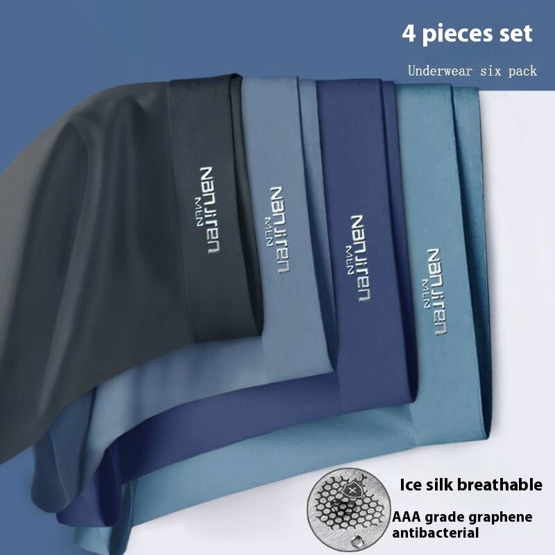 4 Stück - Herrenshorts aus Eisseide mit antibakterieller Beschichtung – Bild 10